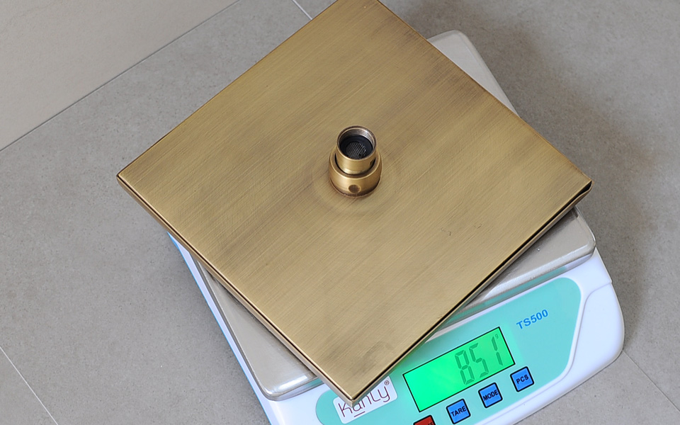 bát sen vuông bằng đồng