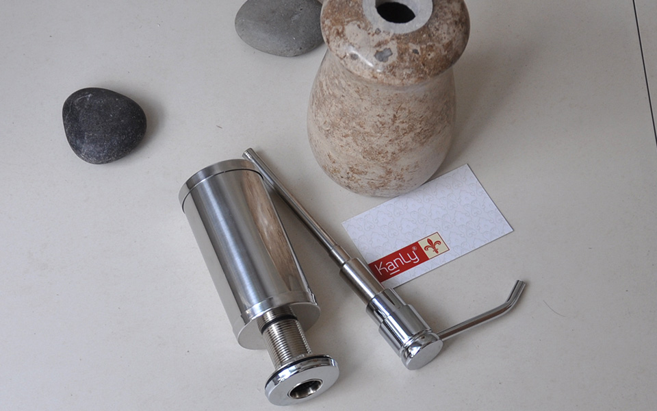 Bộ lọ đựng trong phòng tắm bằng đá tự nhiên nguyên khối