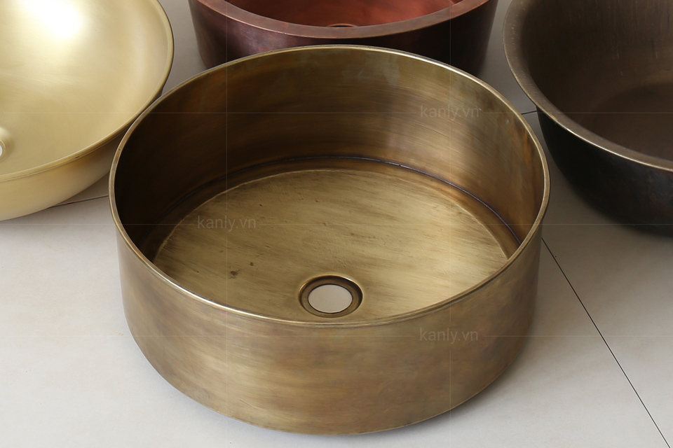 Chậu rửa mặt bằng đồng RSC601