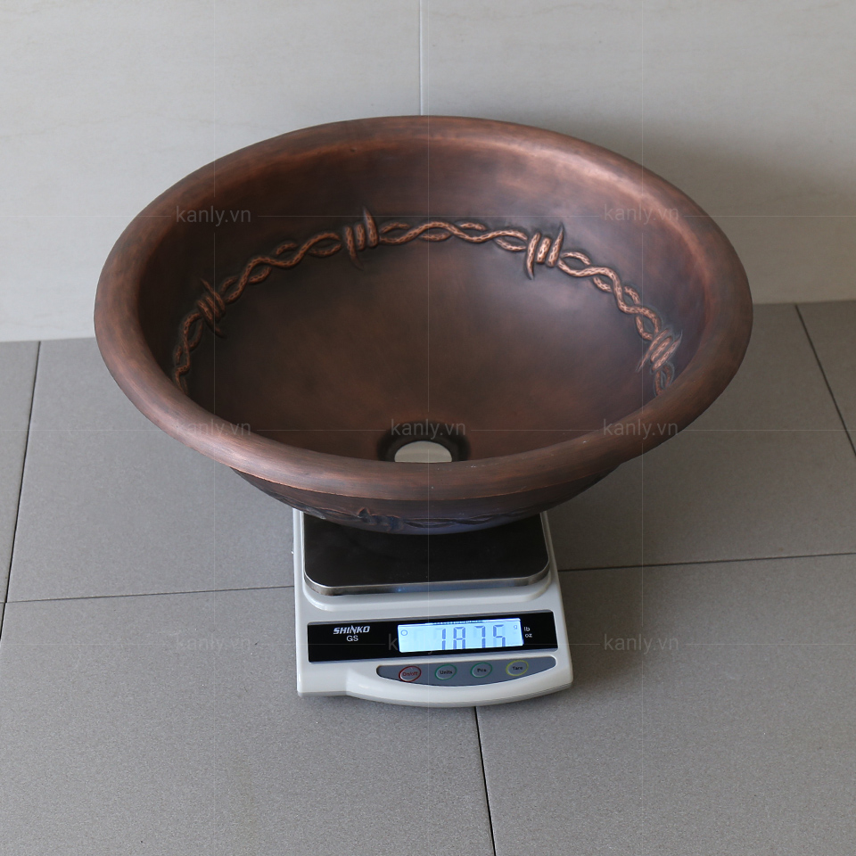 Trọng lượng của chậu lavabo âm bàn RSC323