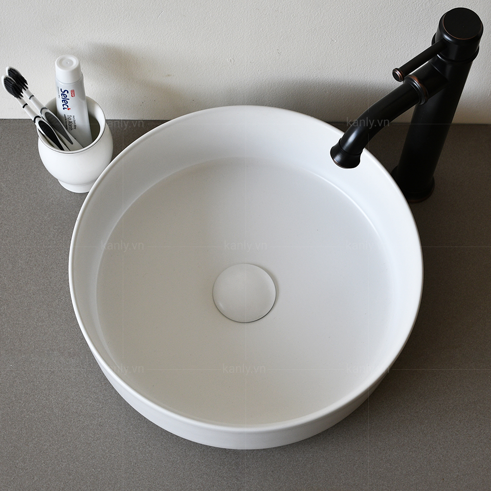Thiết bị chậu rửa tay bằng sứ SU523