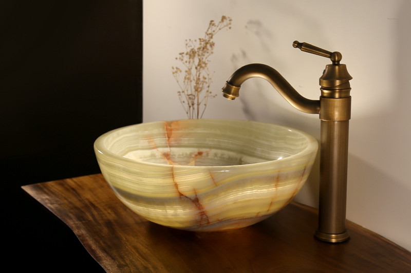 Lavabo bằng đá onyx ONY11