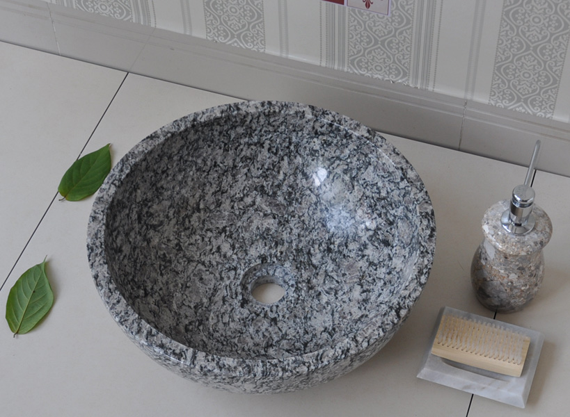 lavabo đá granite, tự nhiên