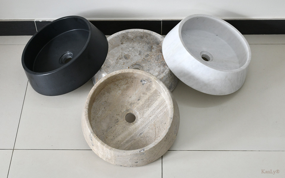 Lavabo đá nguyên khối, lavabo đá thiết kế nội thất, lavabo bằng đá,