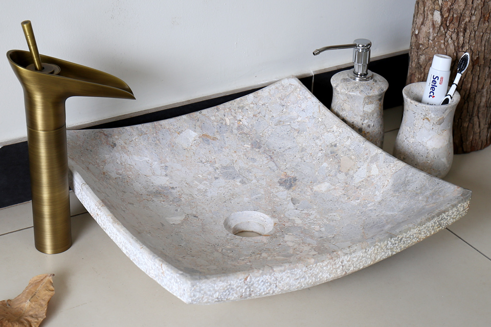 Chậu lavabo đá tự nhiên mang đến sự khác biệt