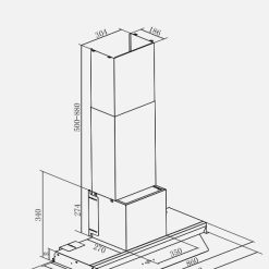 Máy hút mùi âm tủ Malloca Space MH 900SP