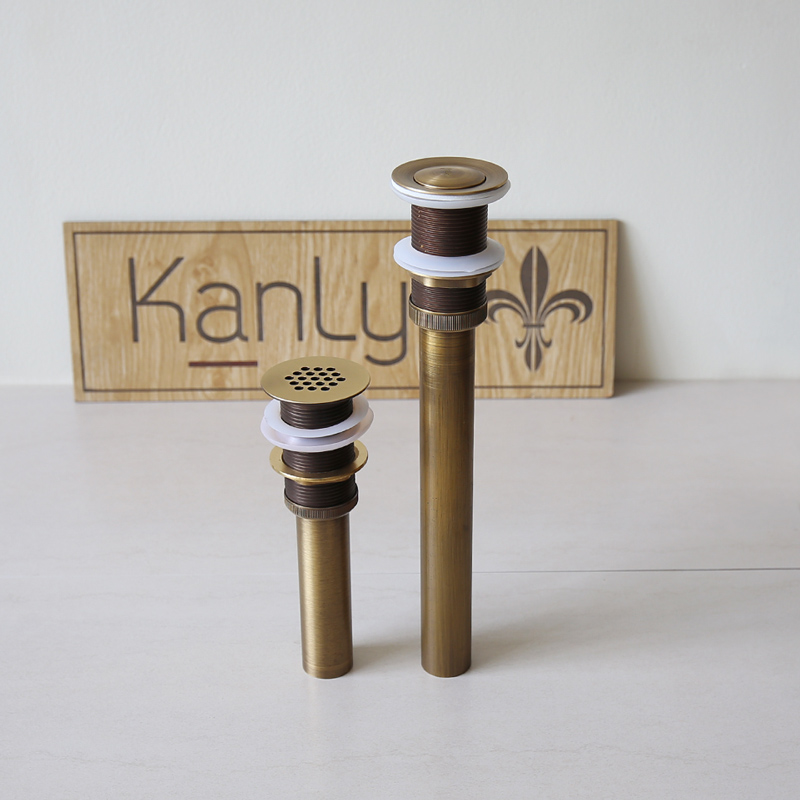 Bộ xả lavabo ngắn và dài do KanLy cung cấp